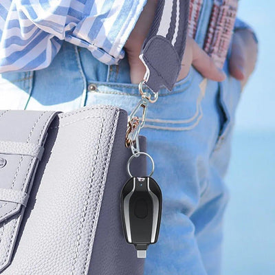 Slim & Stylish 500mAh Type-C Power Bank – Pocket-Sized Luxury